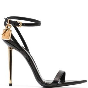 BRAND NEW Tom Ford Padlock Heel; Black. Size 37.5.